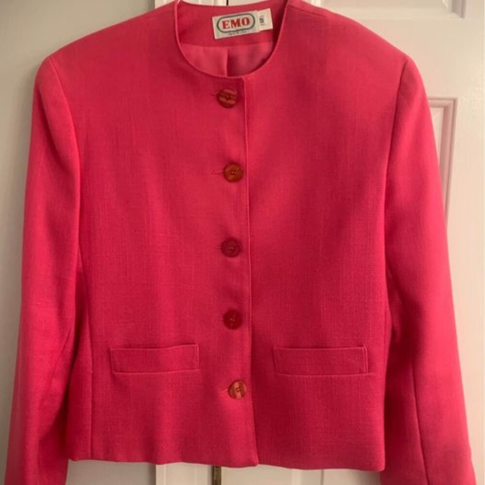 Womens Size 12 EMO Hot Pink Jacket
